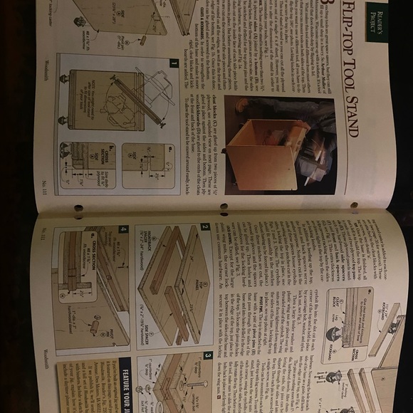 🎉5/$10🎉Woodsmith magazine vol 19 number 111 June 1997 garden arbor, step stool - Picture 6 of 8